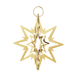 Georg Jensen Julgransstjärna förgylld mässing