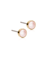 Blomdahl Bezel pearl ligth rose golden titan