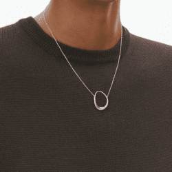 Georg Jensen Offspring hänge mellan silver