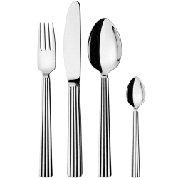 Georg Jensen Bernadotte 4-dels bestick rostfritt stål