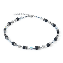 Coeur de Lion GeoCUBE® Iconic Precious Onyx halsband kristallsvart