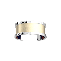Les Georgettes Pure Martelee armring 25mm silver