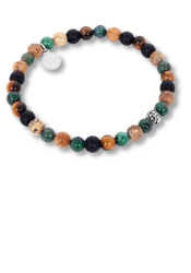 By Billgren Billy beadsarmband Onyx, galaxy stone, tigeröga och lapis 