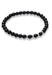 By Billgren Berthold beads armband med svart agat
