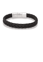 By Billgren Levis läderarmband svart