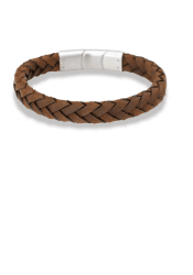 By Billgren Levis läderarmband brun
