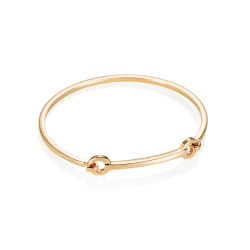 Efva Attling Bianca armring guldpläterad silver st.medium