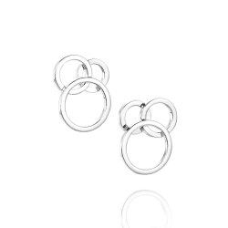Efva Attling Bubbles örhänge silver