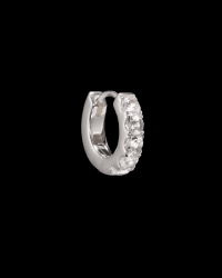 Maria Nilsdotter Eternity Hoop klar kvarts silver