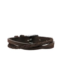 Arock Young Elias long läderarmband brun