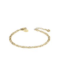Astrid & Agnes Alba armband guldpläterat stål