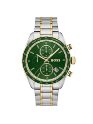 Boss Grand Prix vitesse klocka stål/guld/grön