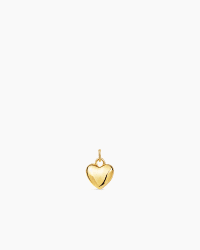 ANI Heart Charm guldpläterad silver