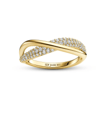 Sif Jakobs Infinito Due Ring Förgyllt silver stl.56