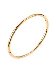 By Jolima Tube bangle guldpläterat stål
