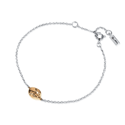 Efva Attling Nugget armband silver/guldpläterat 