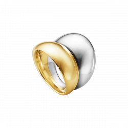 Georg Jensen CURVE ring Silver/Guld