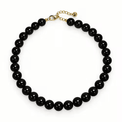 By Jolima Cecile halsband pärlhalsband svart