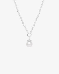 Drakenberg Sjölin Petite pearl single halsband silver