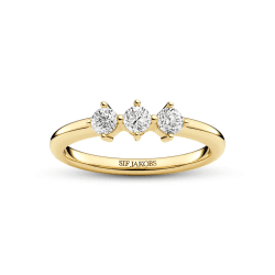 Sif Jakobs Princess Ring Förgyllt Silver cz
