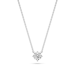 Sif Jakob Princess Piccolo Halsband Silver cz