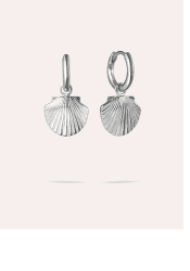 By Sofia Wistam Ocean Muse Shell örhängen silver