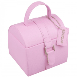 Dacapo smyckeskrin rosa konstläder