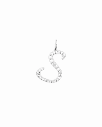 ANI Italic Letters charm S silver