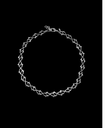 Maria Nilsdotter Thorn Chain halsband silver