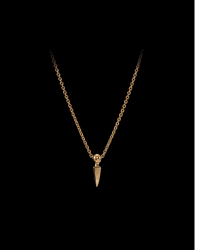 Maria Nilsdotter Tiny Poison Arrow halsband guldpläterat silver