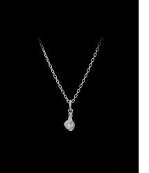 Maria Nilsdotter Tiny Claw Pearl halsband silver med sötvattenpärla