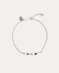 By Sofia Wistam Twirl armband silver