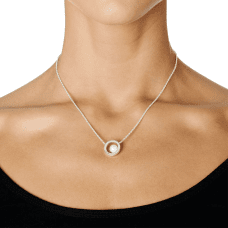 Efva Attling 60s Pearl halsband silver
