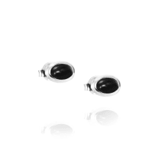 Efva Attling Love Bead örhängen silver onyx