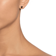 Efva Attling Love Bead örhängen silver onyx