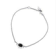 Efva Attling Love bead armband med onyx silver
