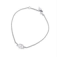 Efva Attling Love bead armband med rosa kvarts silver