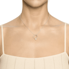 Efva Attling Little Curly Pearly Halsband med sötvattenspärla silver