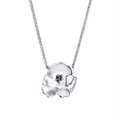 Efva Attling Anemone halsband silver