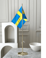 Skultuna Flaggstång modern mässing