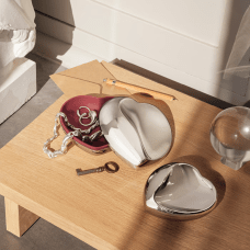 Georg Jensen Heart box litet i rostfritt stål 