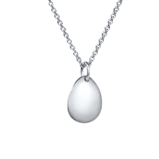 Efva Attling Mini Rose Petal halsband silver