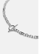 Skultuna Unitè Chain halsband silverpläterat stål 51 cm