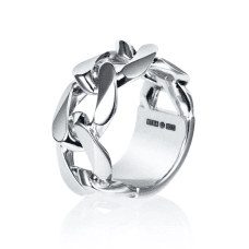 Efva Attling Rock My Chain ring silver 