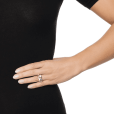 Efva Attling Rock My Chain ring silver 