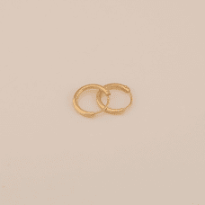 Guld Carlsén Rörcreoler 18k 11 mm