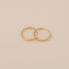 Guld Carlsén Rörcreoler 18k 11 mm