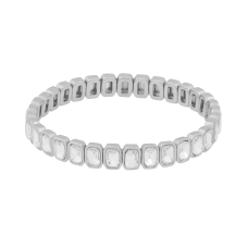 Snö of Sweden Cathrine crystal armband s/clear silverpläterad mässing