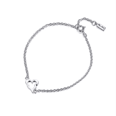 Efva Attling Mini Crazy Heart armband silver 