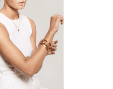 Skultuna Thin SB cuff guldpläterat stål storlek L